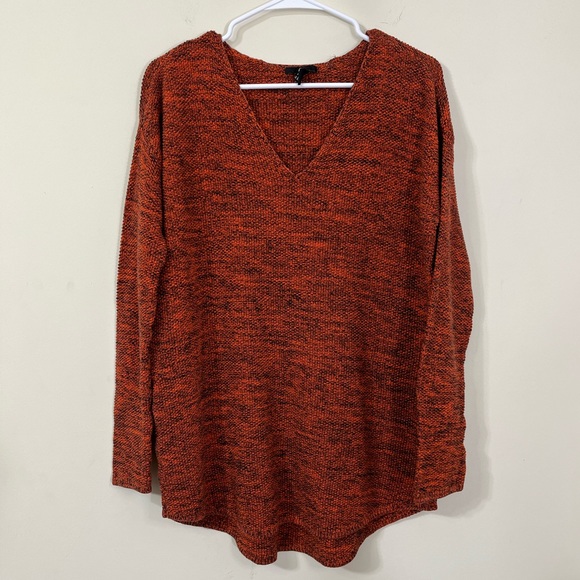 H&M Sweaters - H&M Rust Colored Lightweight V-Neck Sweater